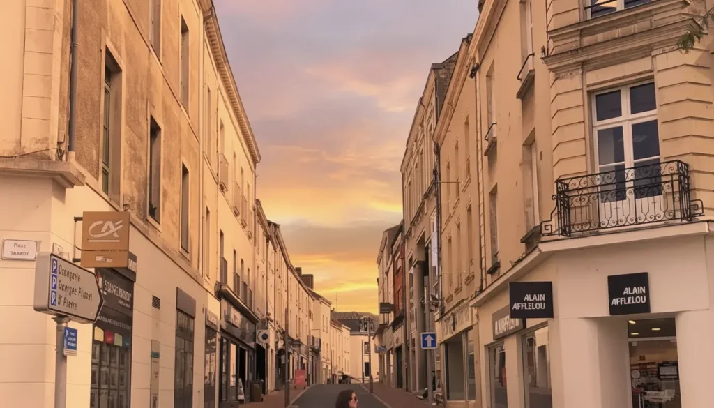 rue piétonne de cholet