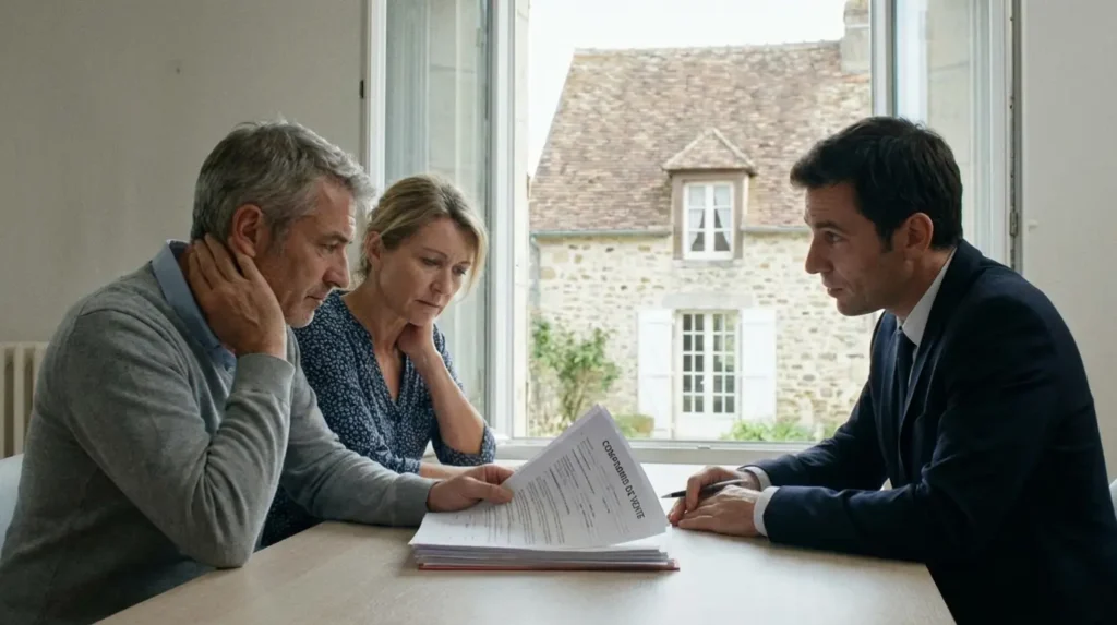 Lecture d'un compromis de vente avec les diagnostics avant signature