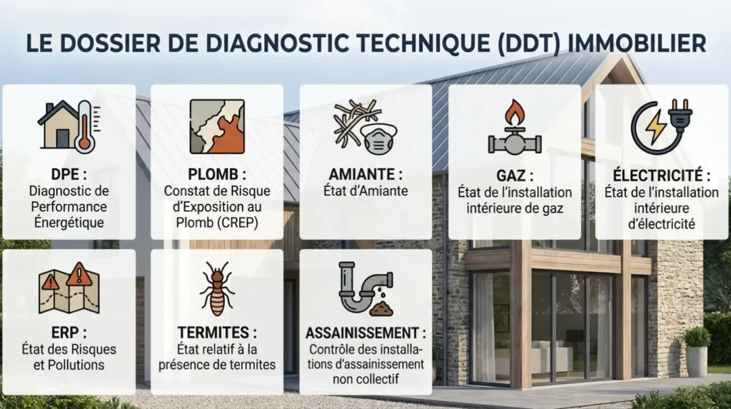 Liste des diagnostics consituant un DDT