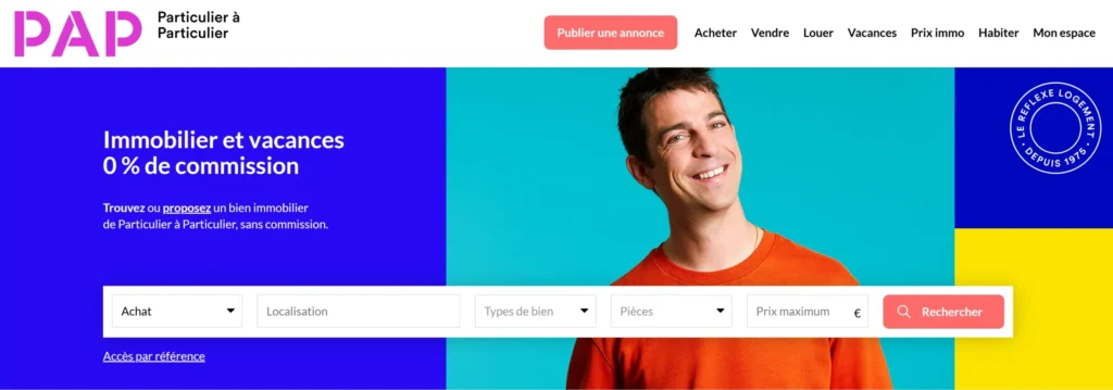 page d'accueil pap.fr