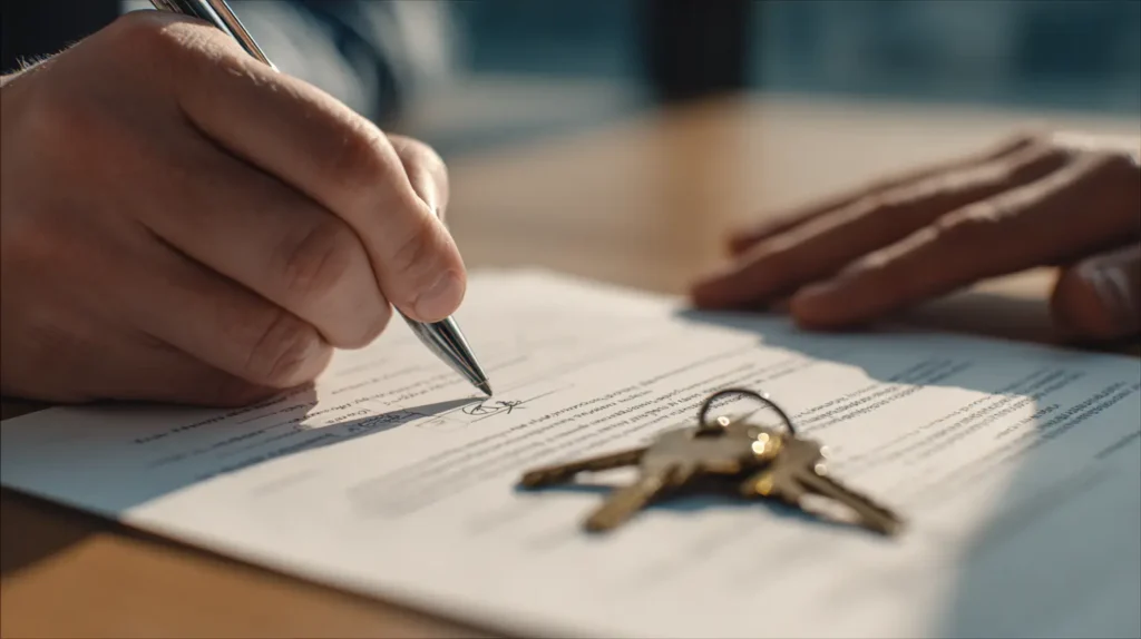 signature suite à une offre d'achat acceptée