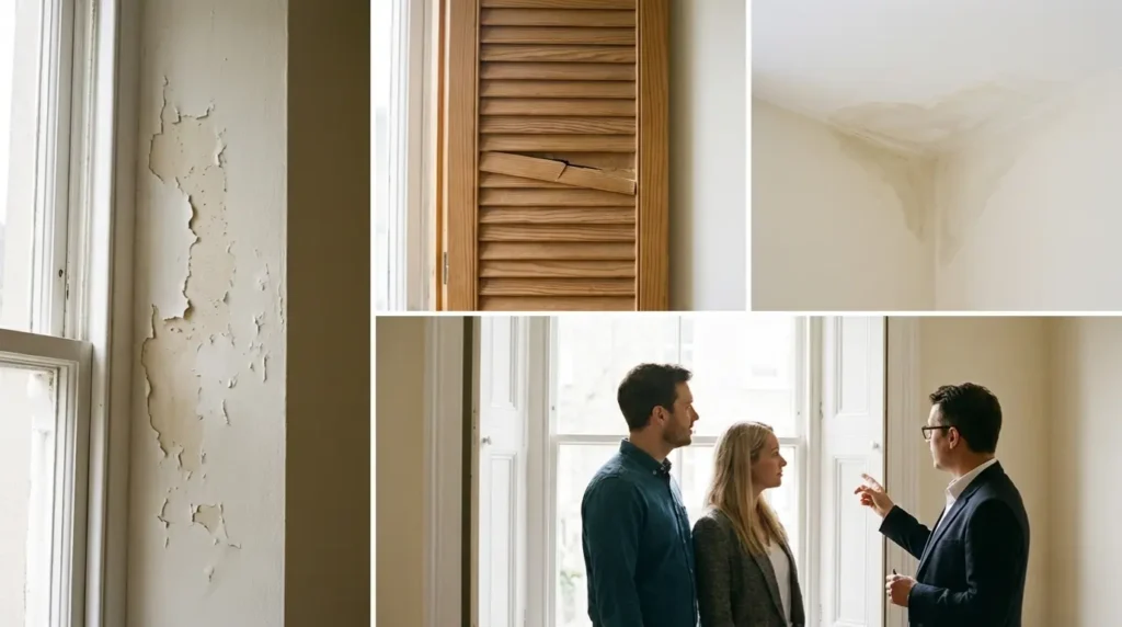 Signes visibles d'une maison mal entretenue