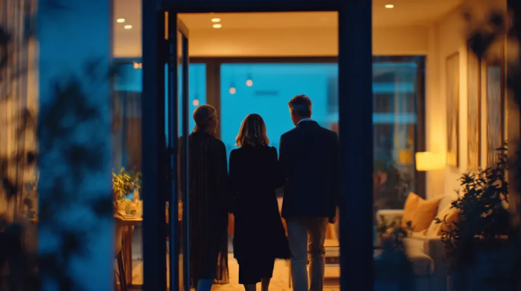 visite d'un bien en fin de journée (1)