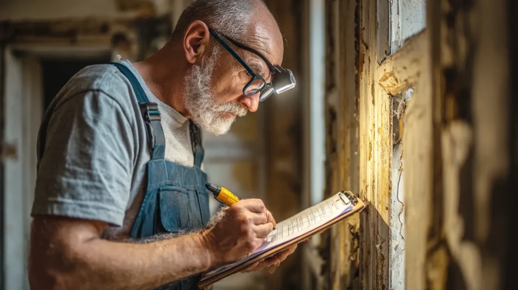 élaboration d'un devis par un artisan