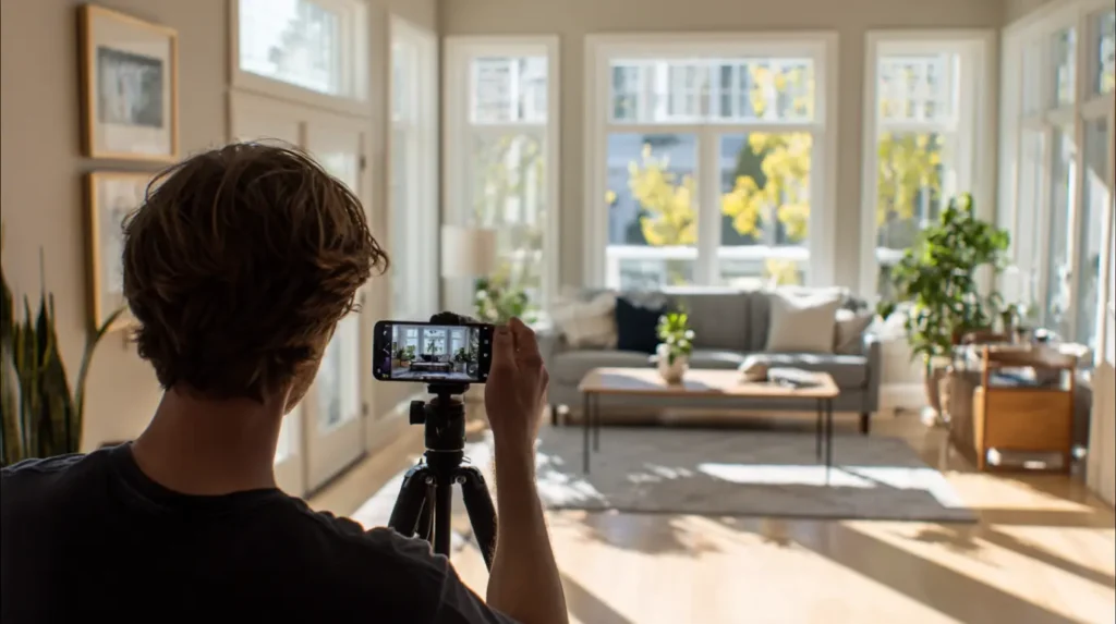 prise de photo pour une annonce immobilière