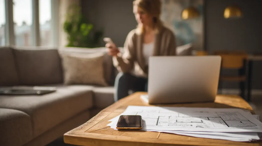 réception d'appels pour visiter une maison