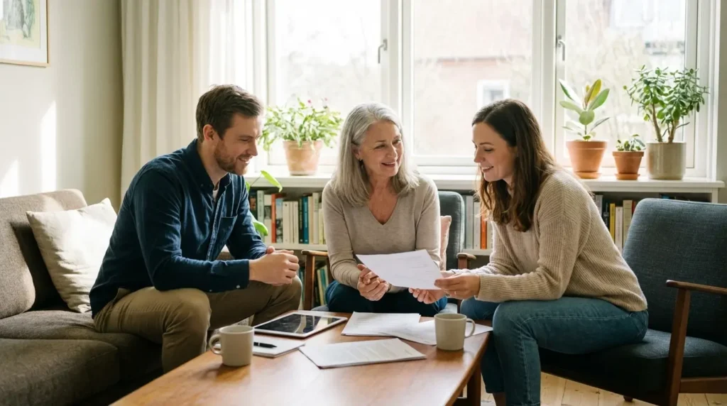 Echange entre vendeur et acheteur d'un bien en succession