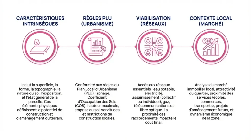 Facteurs influent sur la valeur vénale d'un terrain