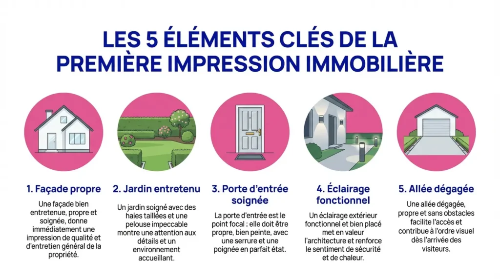 5 points clés pour donner une bonne première impression immobilière