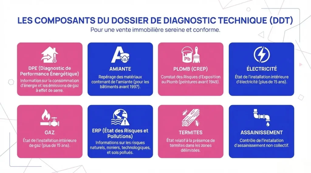 Liste des composants d'un DDT