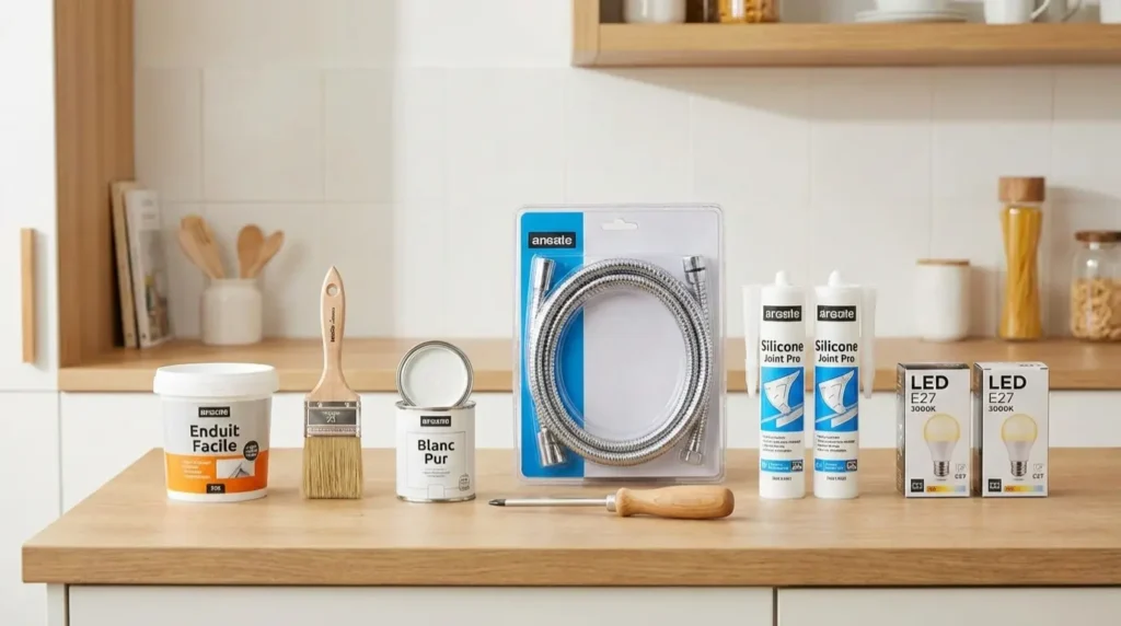 Outils et matériel pour réparer les petits défauts d'une maison