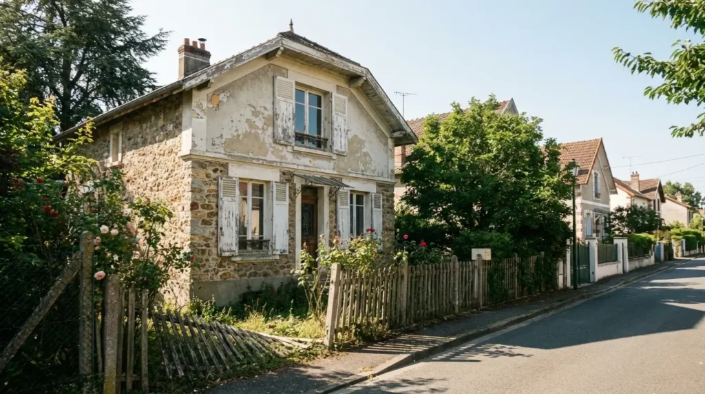 Maison vendue à un professionnel immobilier