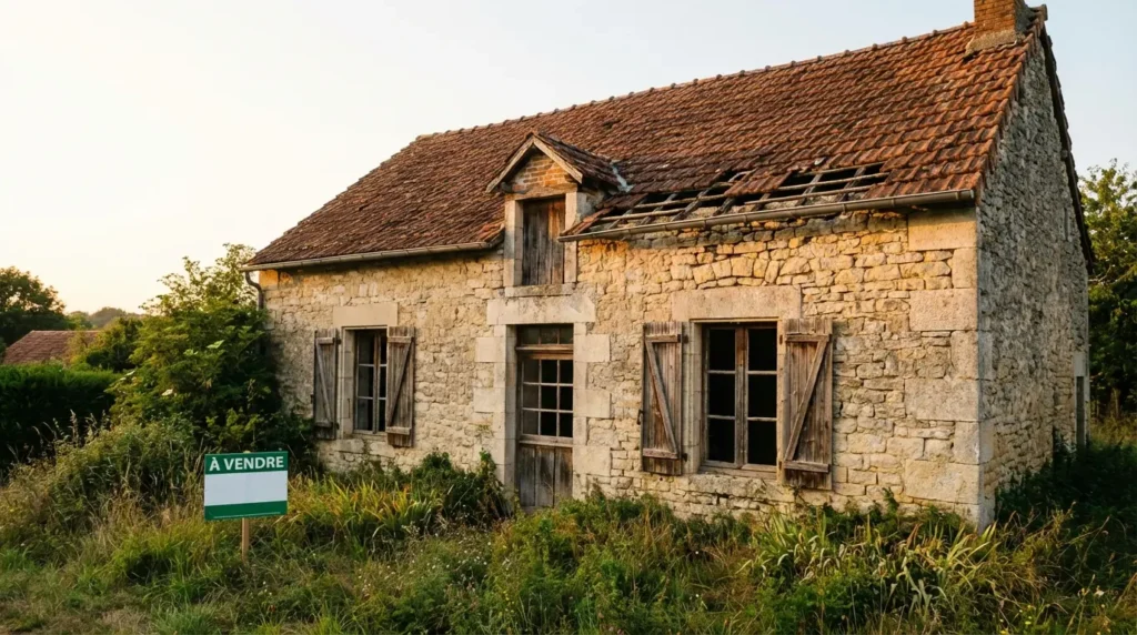 Maison à vendre en l'état