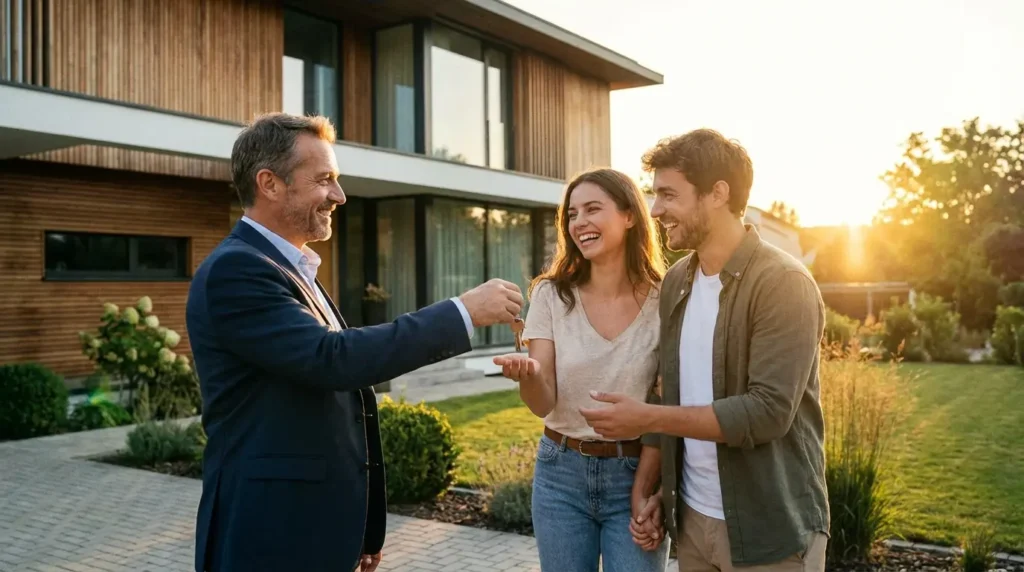 Remise des clés aux propriétaire suite à la vente d'un bien immobilier