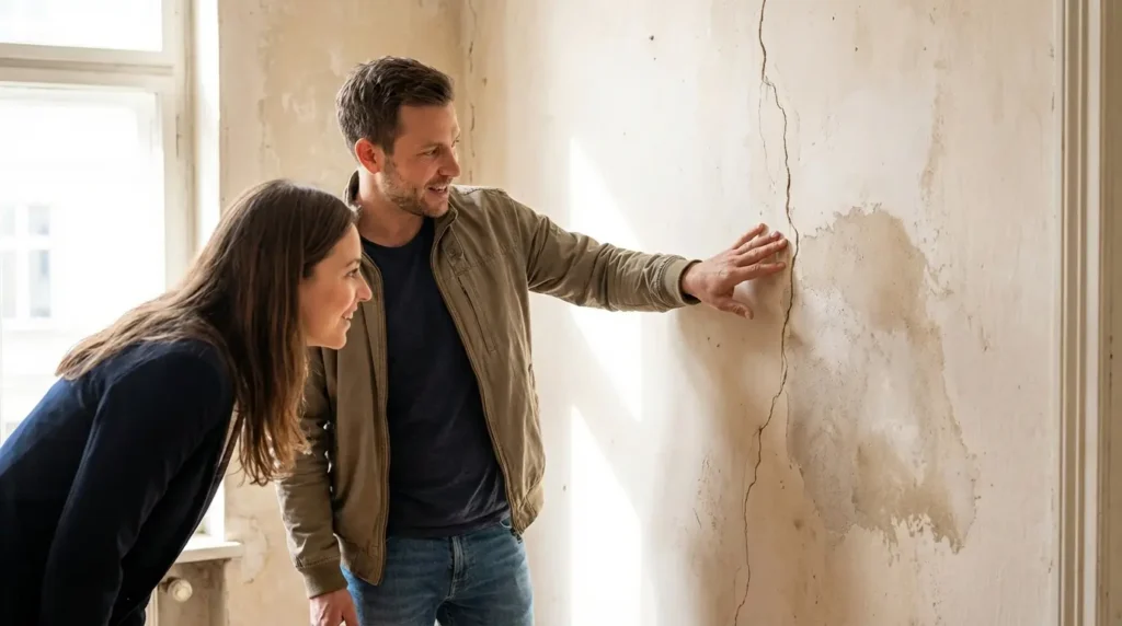 Visite et constatation des défauts du bien immobilier