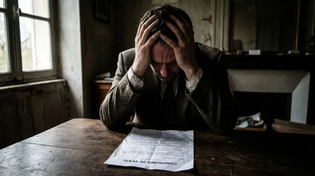 Vendeur face à l'annulation du compromis de vente