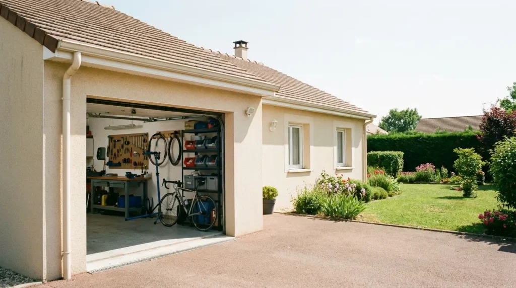 Maison avec garage