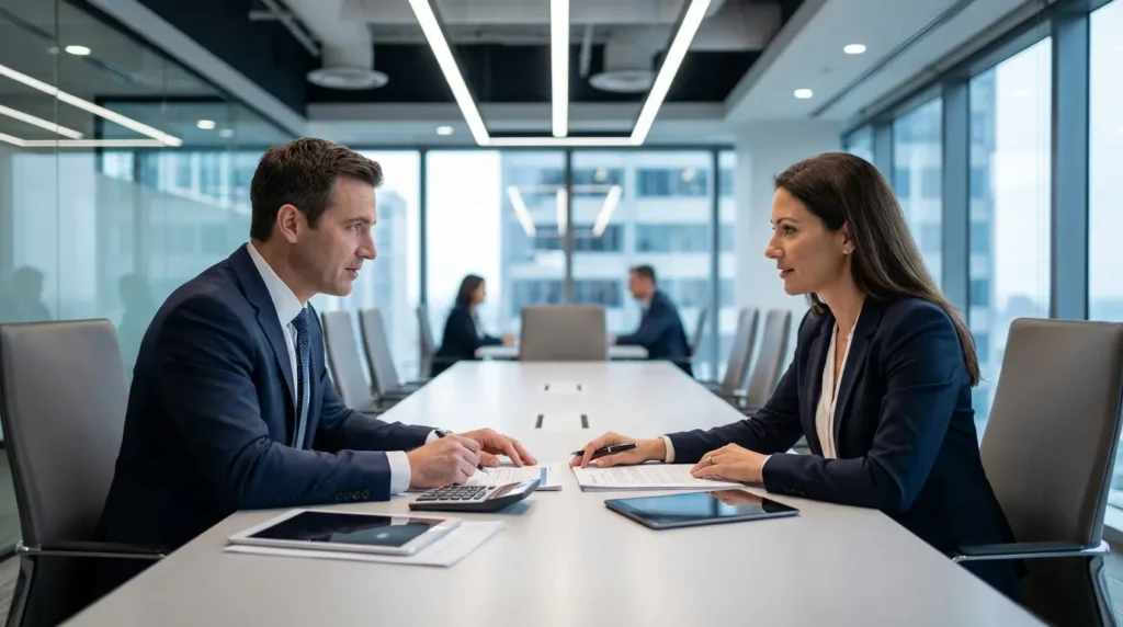 Négociation entre acheteur et vendeur