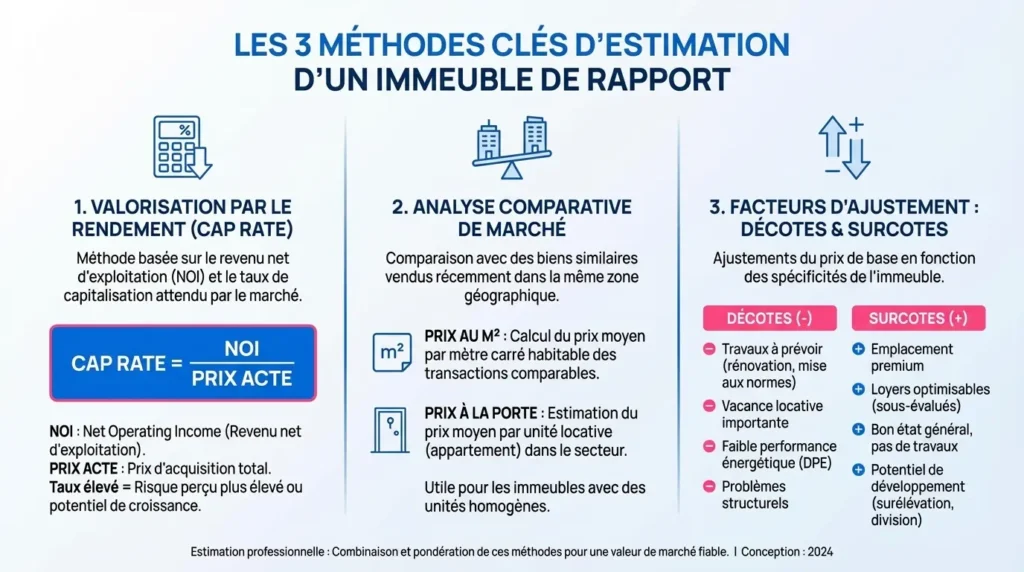 3 méthodes pour estimer un immeuble de rapport