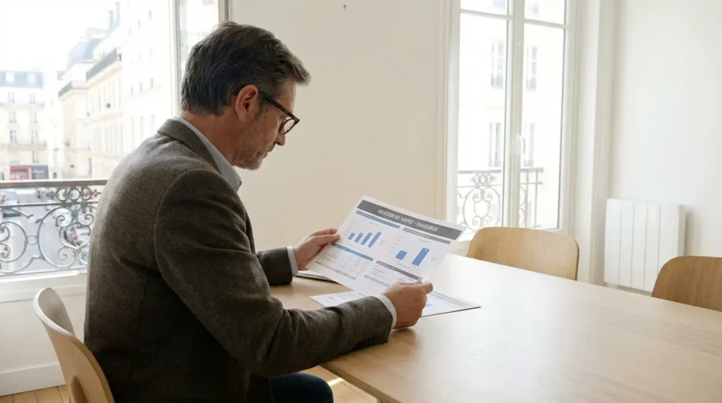 Analyse des chiffre d'un immeuble de rapport avant de l'estimer