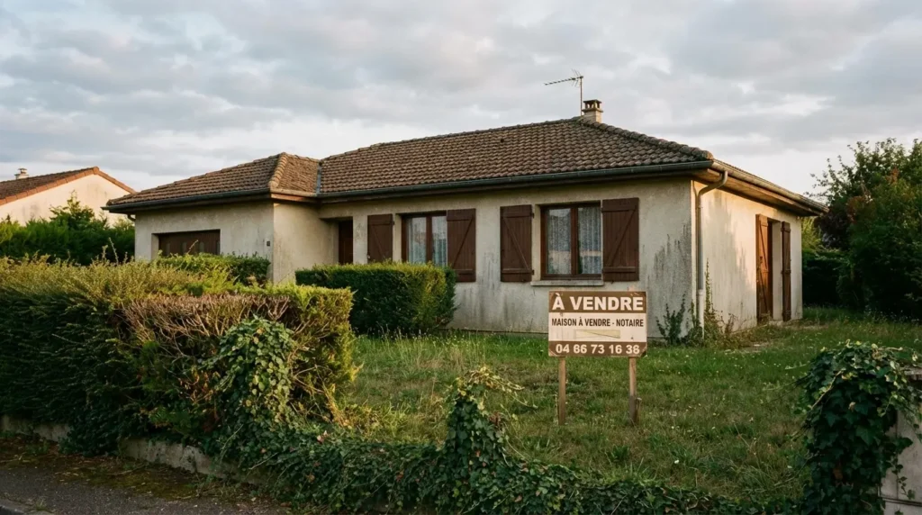 Maison à vendre héritée