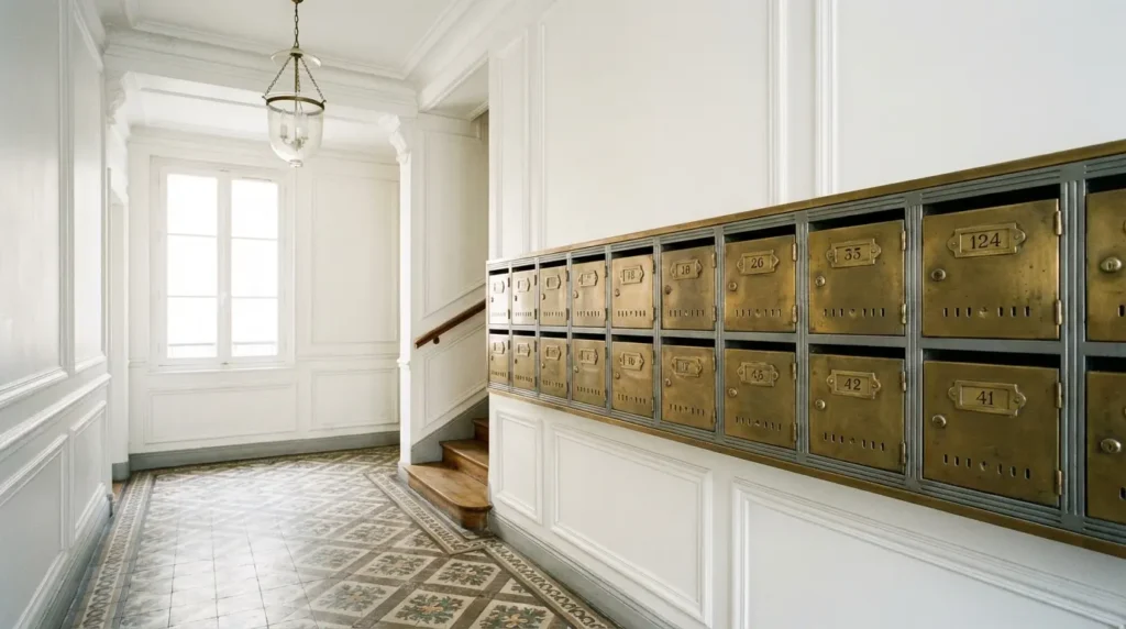 Palier d'un immeuble de rapport