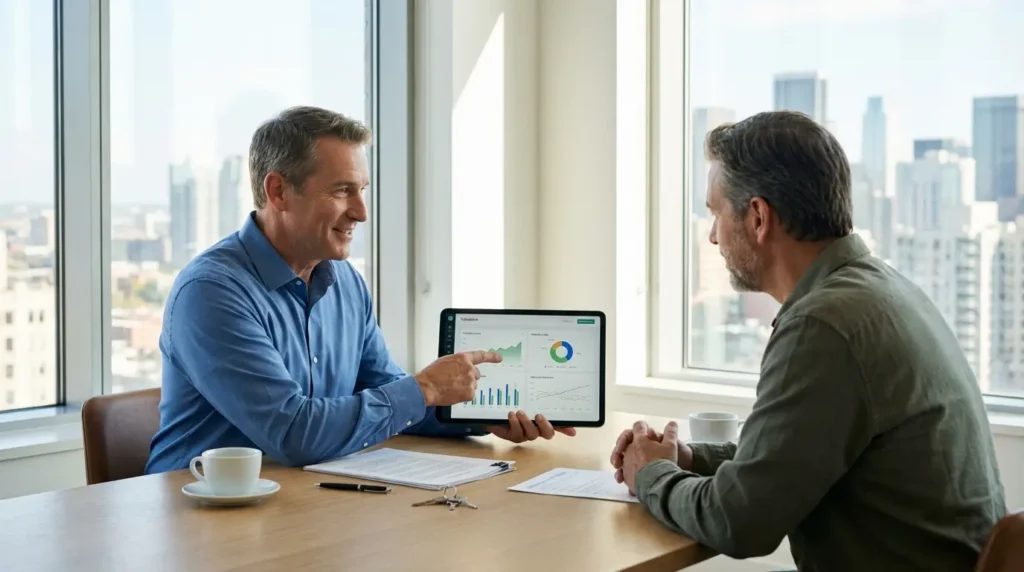 RDV entre agent et potentiel acheteur