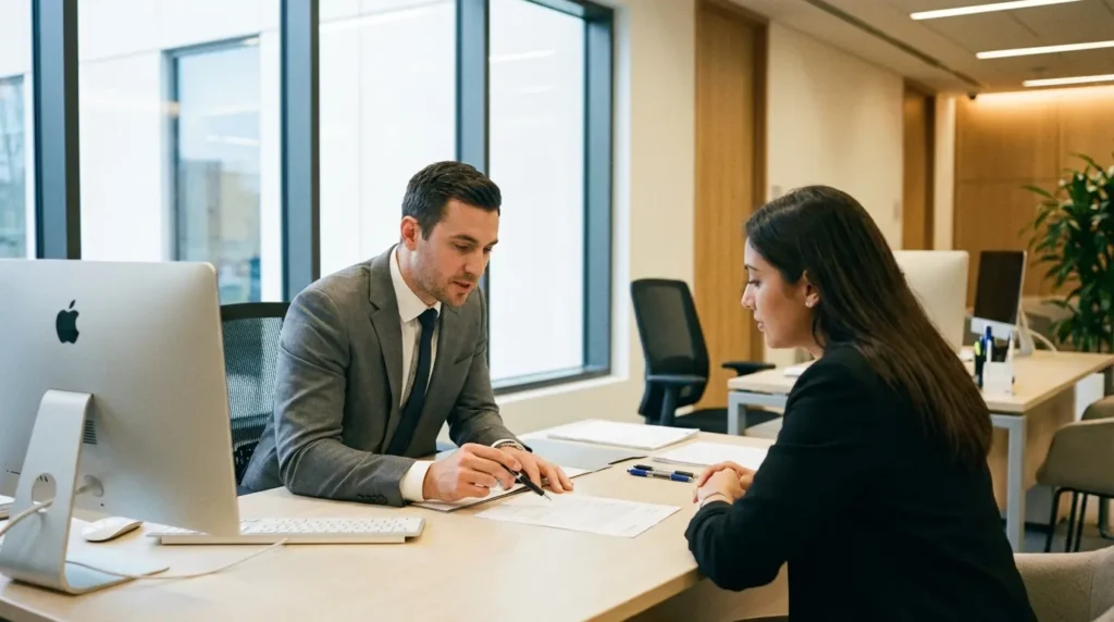 Rendez-vous avec un conseiller bancaire