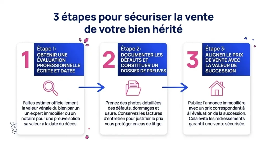 3 étapes pour sécuriser la vente d'un bien hérité
