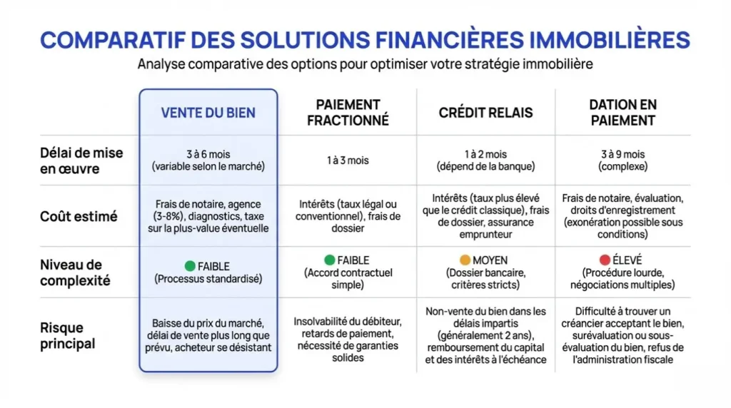 Comparatif des solutions financières immobilières