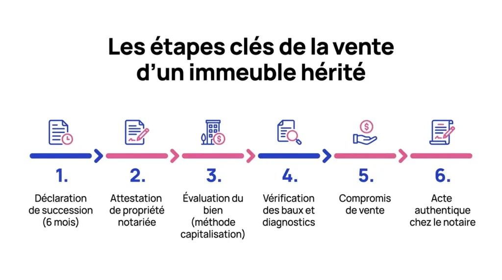 Les étapes clés de la vente d'un immeuble hérité