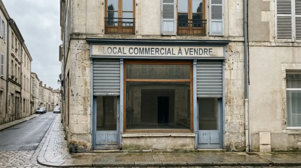 Local commercial en coin de rue à vendre