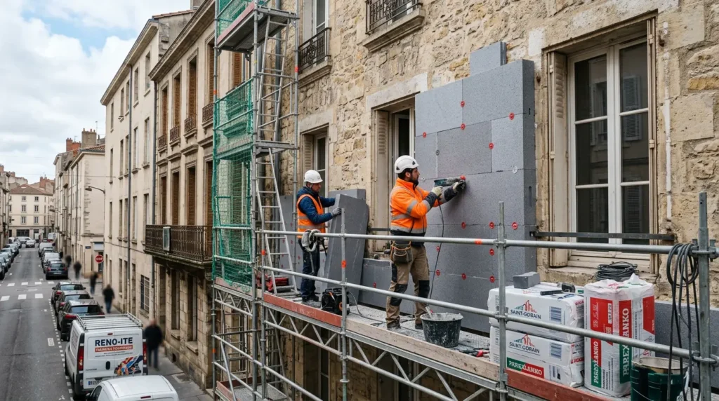 Isolation d'un immeuble de rapport par l'extérieur