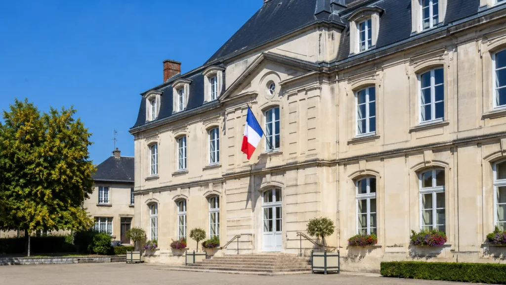 Façade de Mairie française