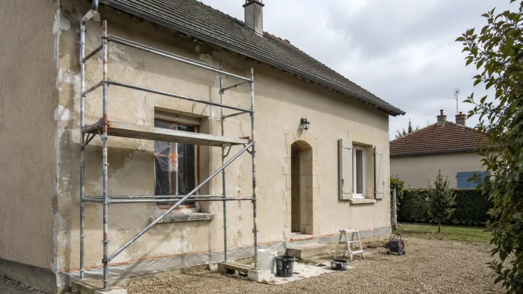 Rénovation d'une façade