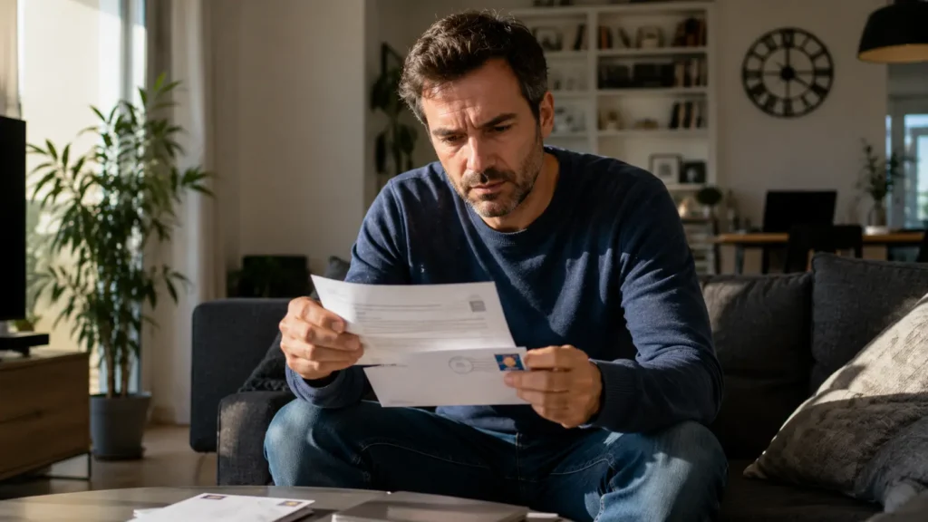 Locataire recevant une mise en congé