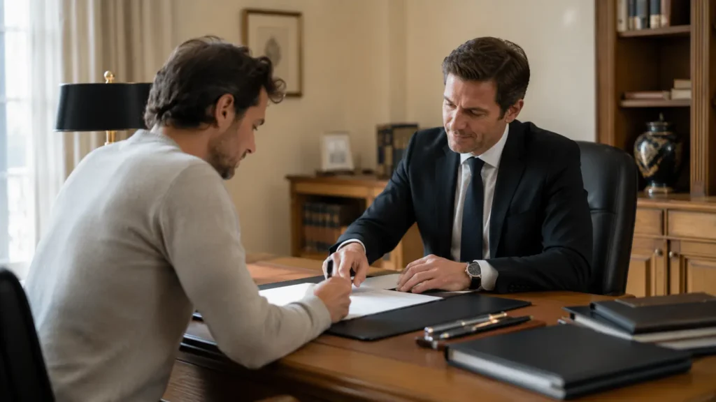 Propriétaire chez le notaire